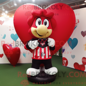 Red Heart Shaped Balloons...