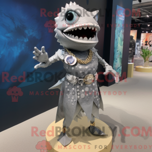 Costume mascotte de Piranha...