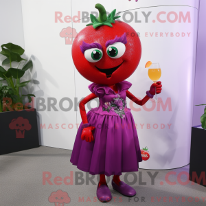 Magenta Tomato Maskottchen...