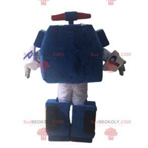 Mascotte de Transformers. Mascotte de voiture bleue -