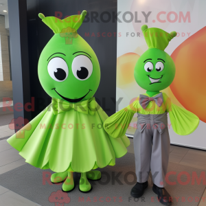 Costume de mascotte Lime...