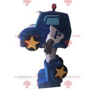 Mascotte de Transformers. Mascotte de voiture bleue -