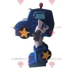 Mascota de Transformers. Mascota del coche azul - Redbrokoly.com