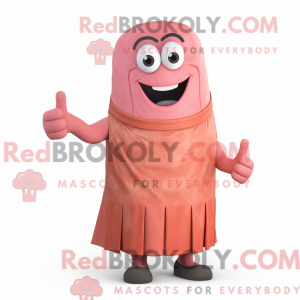 Roestroze mascottekostuum...