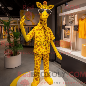 Máscara de girafa Gul com...