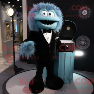 Blauw Yeti-mascottekostuum...