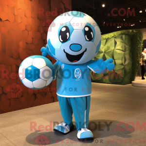 Turkis fodbold maskot...