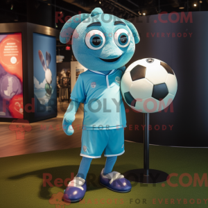 Turkis fodbold maskot...