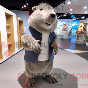 Grande figura de máscara de...