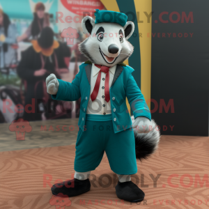 Postava maskota Teal Badger...