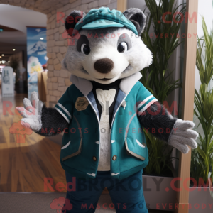 Postava maskota Teal Badger...