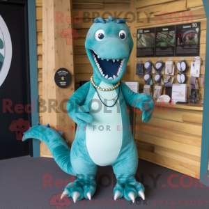 Blågrön Loch Ness Monster...