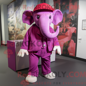 Magenta olifant...