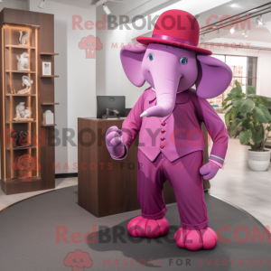 Disfraz de mascota Magenta...