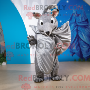 Sølv Armadillo maskot...