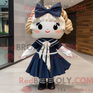 Navy Ramen maskotdraktfigur...