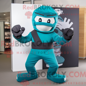 Estatueta de máscara ninja...