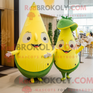 Citrongul vandmelon maskot...