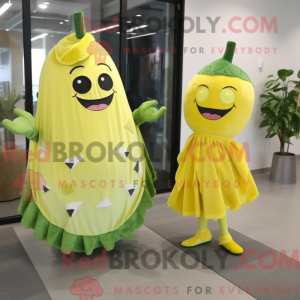 Citrongul vandmelon maskot...