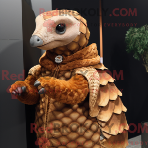 Rust Pangolin maskot drakt...