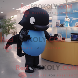 Blue Killer Whale maskot...