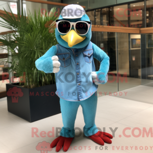 Postava maskota Teal...