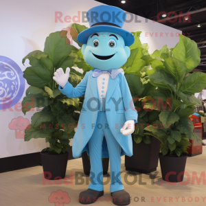 Postava maskota Sky Blue...