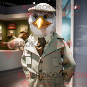 Olive Gull maskot kostyme...