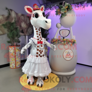 White Giraffe mascot...