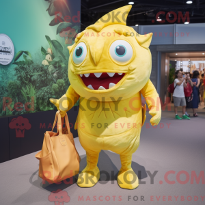 Citrongul Piranha maskot...