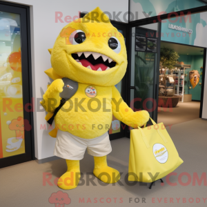 Citrongul Piranha maskot...