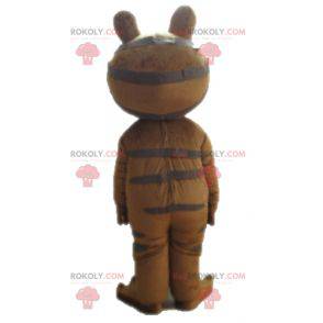 Brown frog mascot. Salamander mascot - Redbrokoly.com