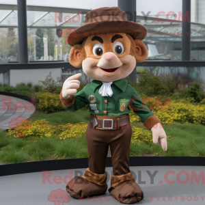 Brun Leprechaun maskot...