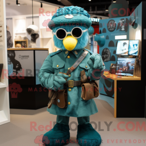 Disfraz de mascota Teal...