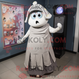 Grå Gyro maskot kostume...