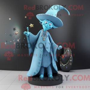 Cyan Witch S Hat máscara de...