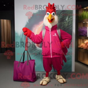 Maskotdraktfigur Magenta...