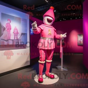 Pink Swiss Guard mascot...