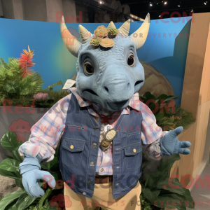 Triceratops-Maskottchen-Kos...