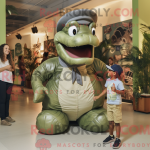 Olive Titanoboa mascot...