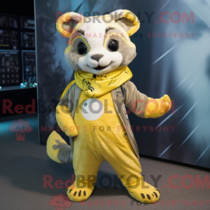 Lemon Yellow Civet mascot...