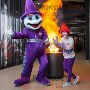 Fioletowy Fire Eater...