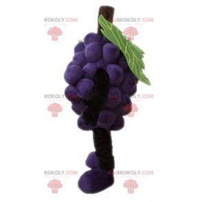 Mascot gigante racimo de uvas. Mascota de fruta - Redbrokoly.com