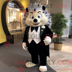 Cream Hedgehog maskot...