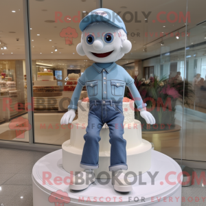 Bryllupskake maskot kostyme...