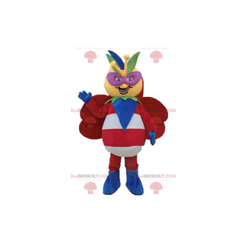 Giant colorful and original butterfly mascot - Redbrokoly.com