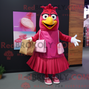 Disfraz de mascota Magenta...
