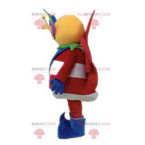 Giant colorful and original butterfly mascot - Redbrokoly.com