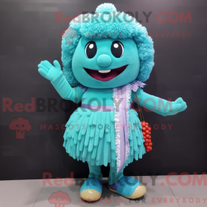 Cyan Candy Maskottchen...