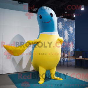 Maskotka Yellow Blue Whale...